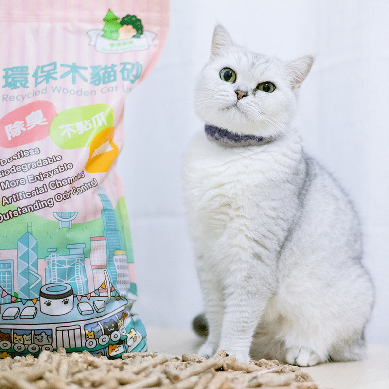 【六斗】環保木貓砂 4.5公斤